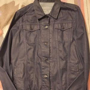Gap Icon Denim Jacket in Dark Indigo Size Large Tall
